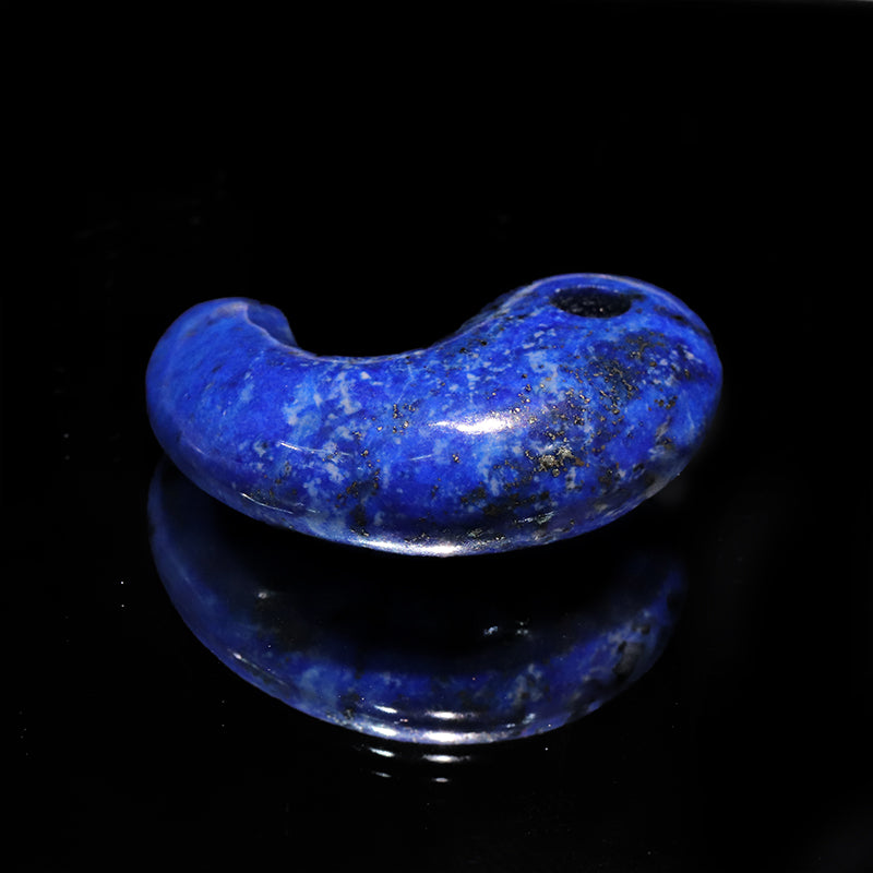 ラピスラズリ＜アフガニスタン産＞　勾玉  [co-g2358]