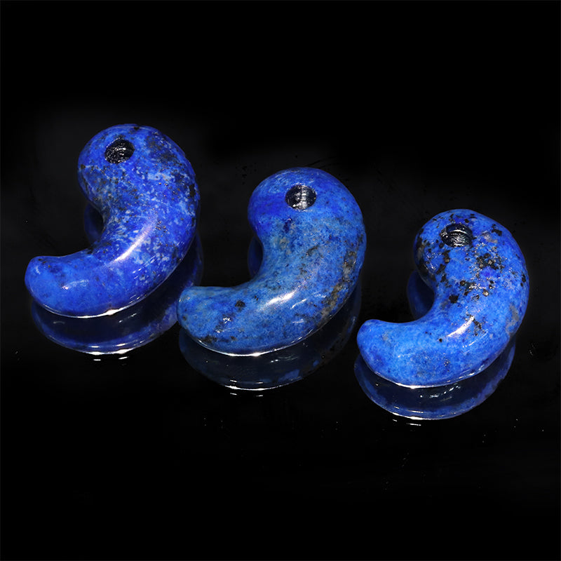 ラピスラズリ＜アフガニスタン産＞　勾玉  [co-g2358]