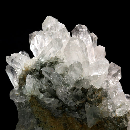 【一点物】【動画】ガネーシュヒマール水晶＜ガネーシュヒマール産＞　ヒマラヤ水晶　クラスター　台座付き  [co-g2359]