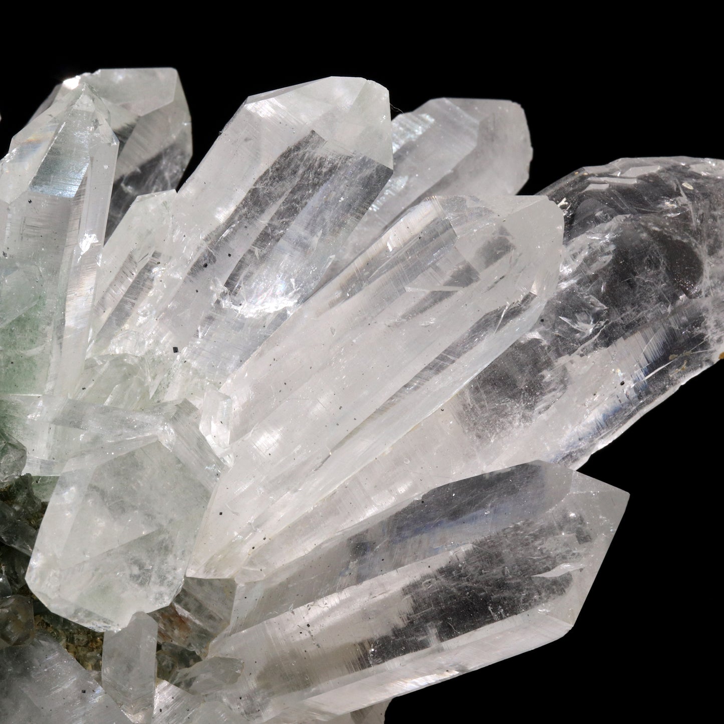 【一点物】【動画】ガネーシュヒマール水晶＜ガネーシュヒマール産＞　ヒマラヤ水晶　クラスター　台座付き  [co-g2360]