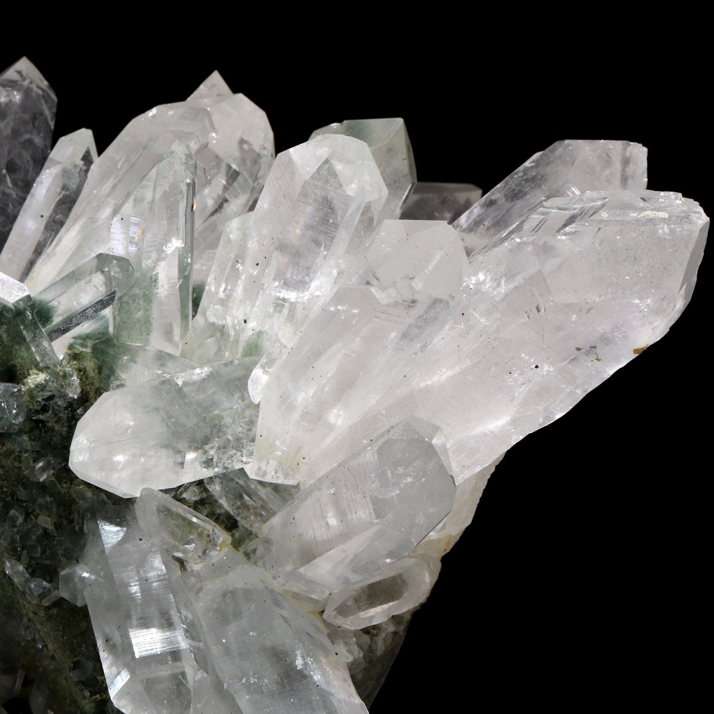 【一点物】【動画】ガネーシュヒマール水晶＜ガネーシュヒマール産＞　ヒマラヤ水晶　クラスター　台座付き  [co-g2360]