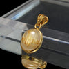 Get 30% off when you purchase 10 or more eligible items. Automatic discount at checkout. Rutilated Quartz Pendant Top (Brazilian), Oval Cut, Silver 925, Made in Japan, with Case [co-g0548]
