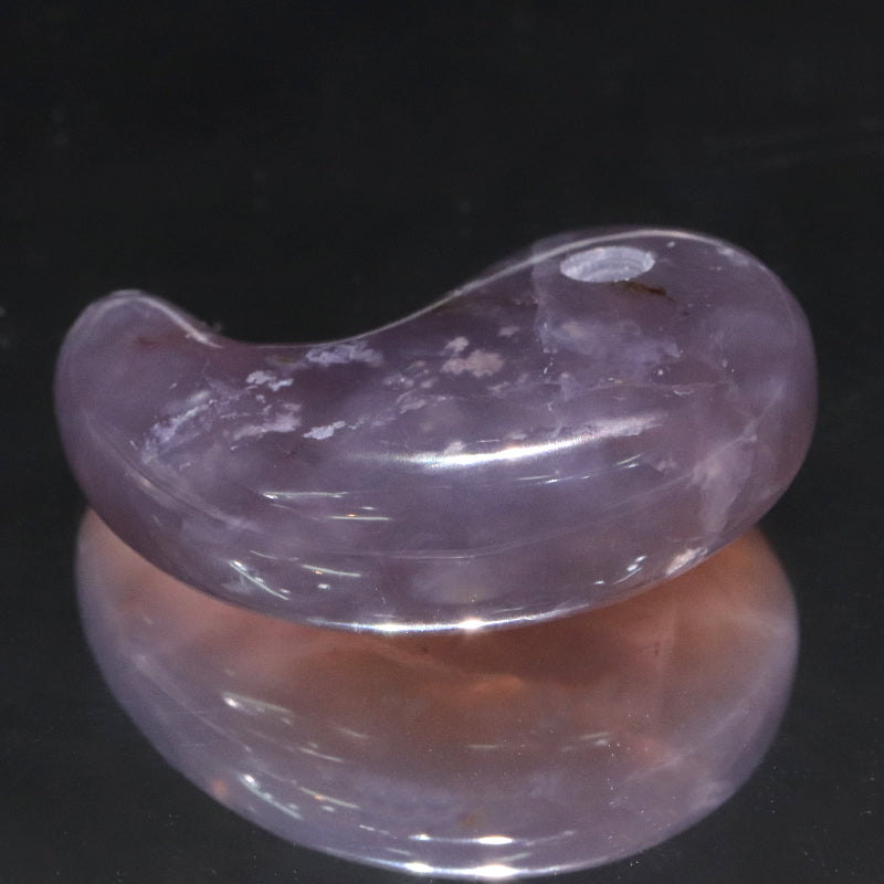 Aランク　パープルカルセドニー＜インドネシア産＞　勾玉　[co-g2375]