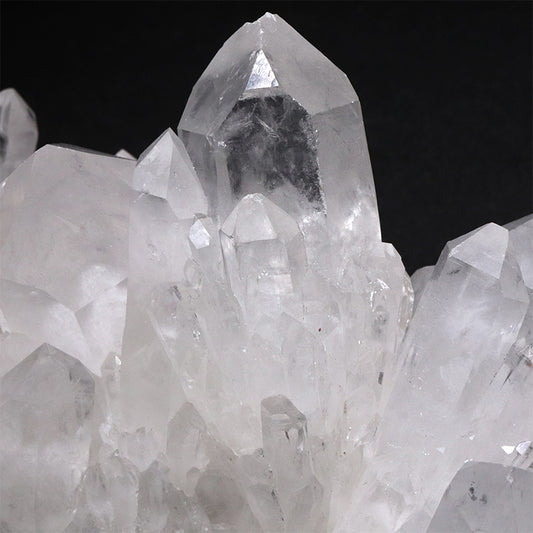 水晶＜マダガスカル産＞　クラスター　約横11～15×縦8～12×高6～10cm [co-g3489]
