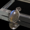 Oval Labradorite Pendant Top from Madagascar, Silver 925 [co-g0583]