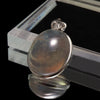 Oval Labradorite Pendant Top from Madagascar, Silver 925 [co-g0583]