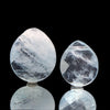 Natural Aquamarine (Brazilian) Cut, Teardrop Shape, with Hole [co-g0591]
