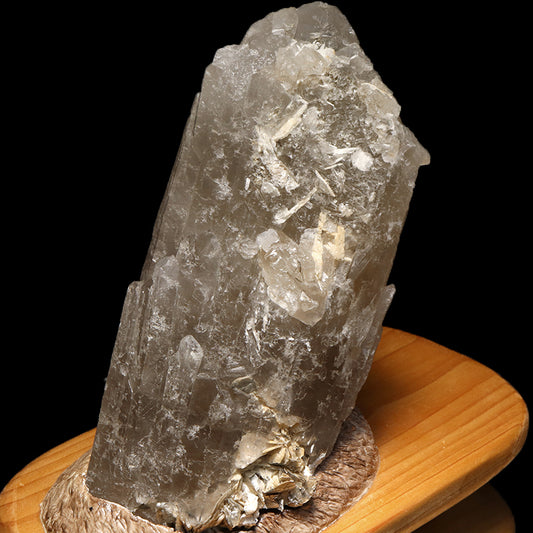 カテドラル水晶＜ブラジル産＞　原石　台座付き　約横20×縦10×高18cm [co-g3518]
