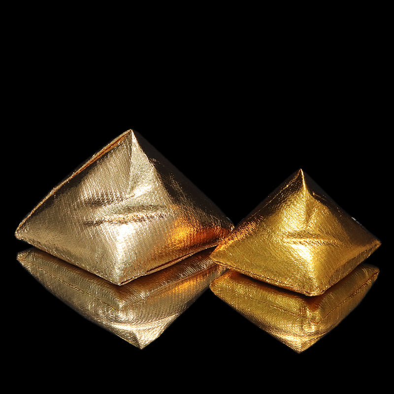 丸玉台座　金の座布団　ピラミッド型  [sb-g0084]