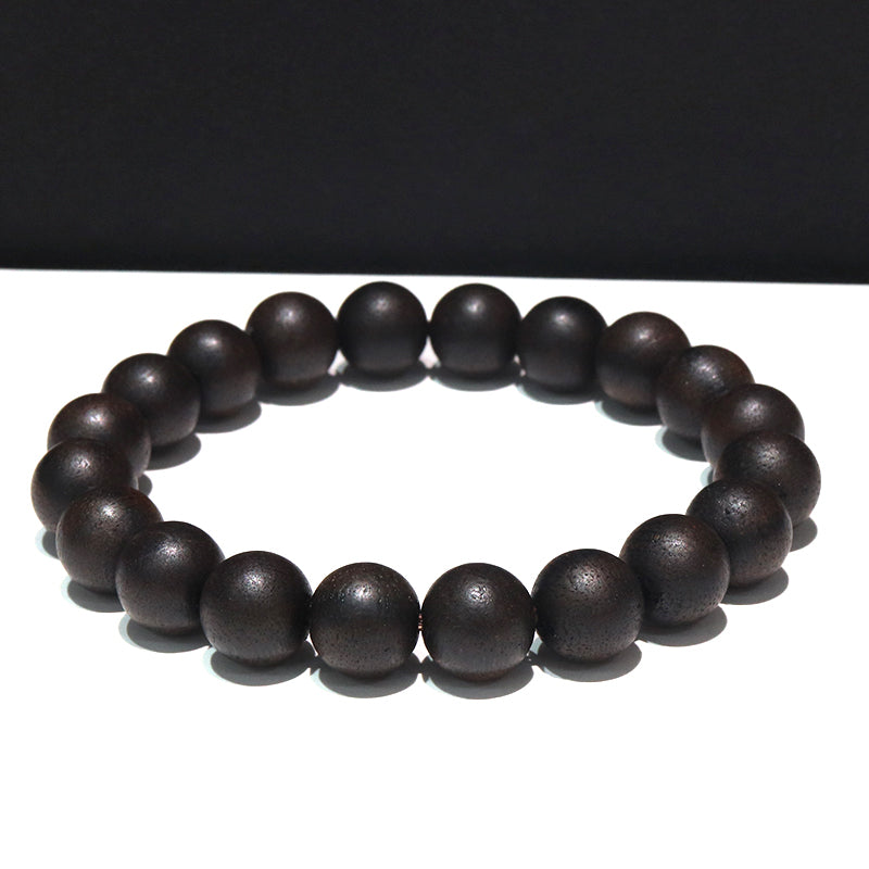 【パワーズウッド】ブレス　沈香 ＜ベトナム産＞　丸  [br-g9078]