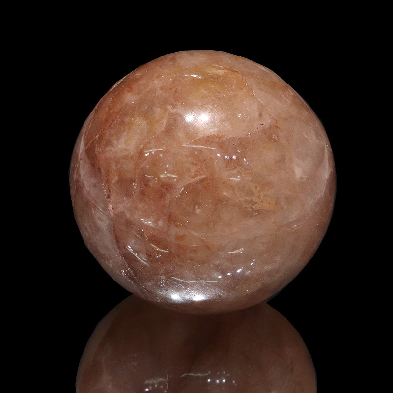 [H&amp;E] Himalayan Red Gold Azeztulite Bead [co-g1465]