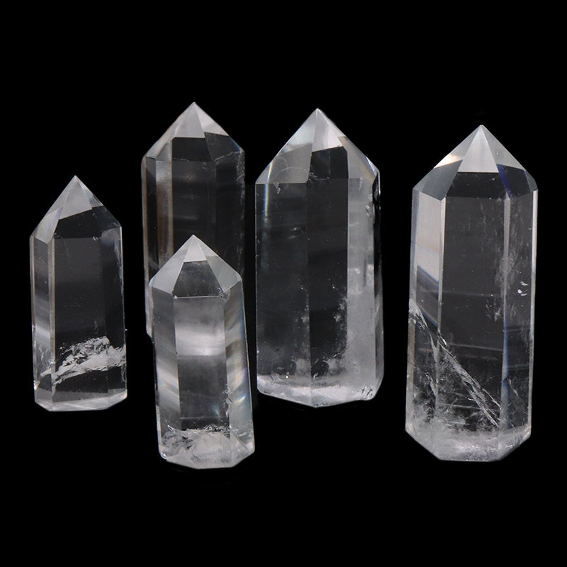 水晶＜ブラジル産＞　六角柱　約3～5cm [co-g2412]