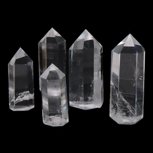 水晶＜ブラジル産＞　六角柱　約3～5cm [co-g2412]