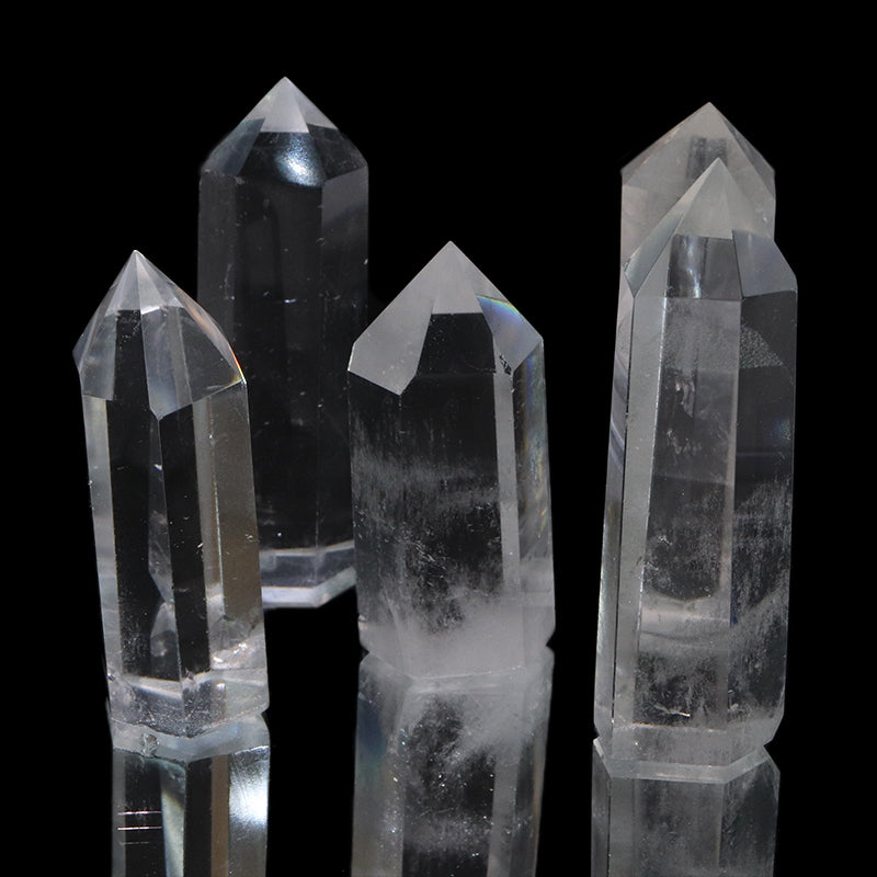水晶＜ブラジル産＞　六角柱　約3～5cm [co-g2412]