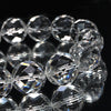 Natural Quartz Crystal Bracelet (Brazilian), Polished in Yamanashi, 64 Hand-Cut Facets [co-g1550]