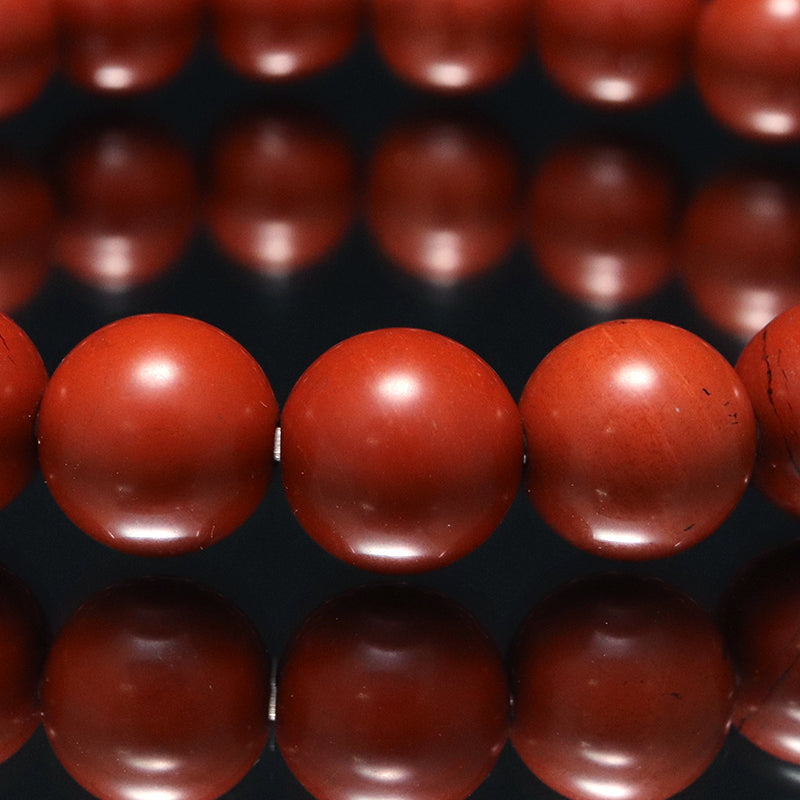 【日本銘石】ブレス　佐渡赤玉石＜新潟県佐渡市産＞　赤　丸  [br-g8098]
