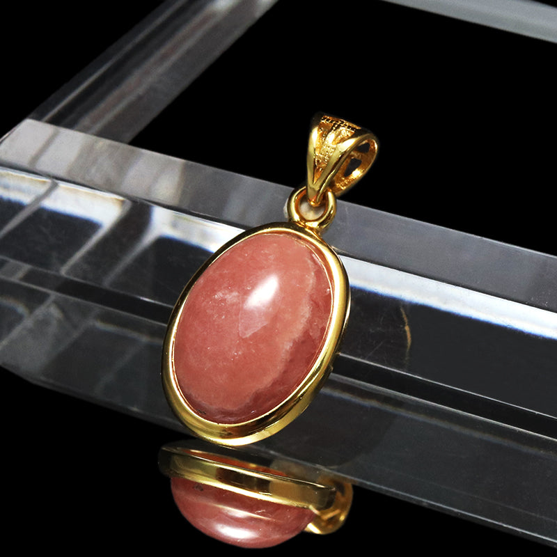 ペンダントトップ　インカローズ＜アルゼンチン産＞　Silver925　ゴールド　ランダム発送  [co-g1596]