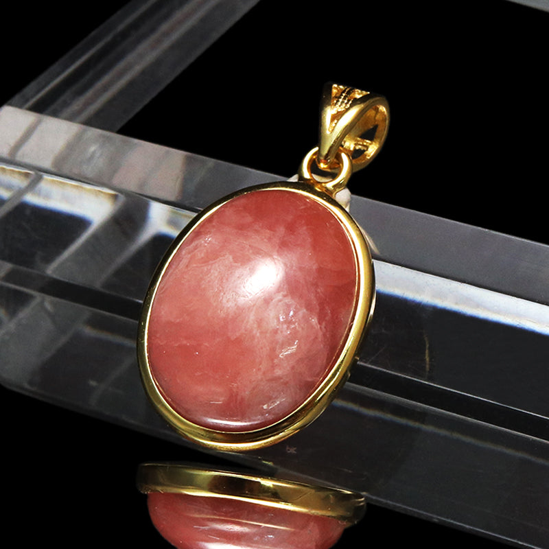 ペンダントトップ　インカローズ＜アルゼンチン産＞　Silver925　ゴールド　ランダム発送  [co-g1596]