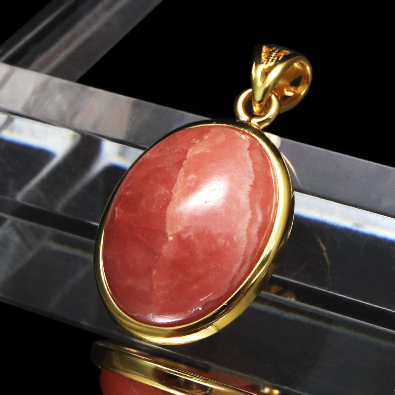 ペンダントトップ　インカローズ＜アルゼンチン産＞　Silver925　ゴールド　ランダム発送  [co-g1596]