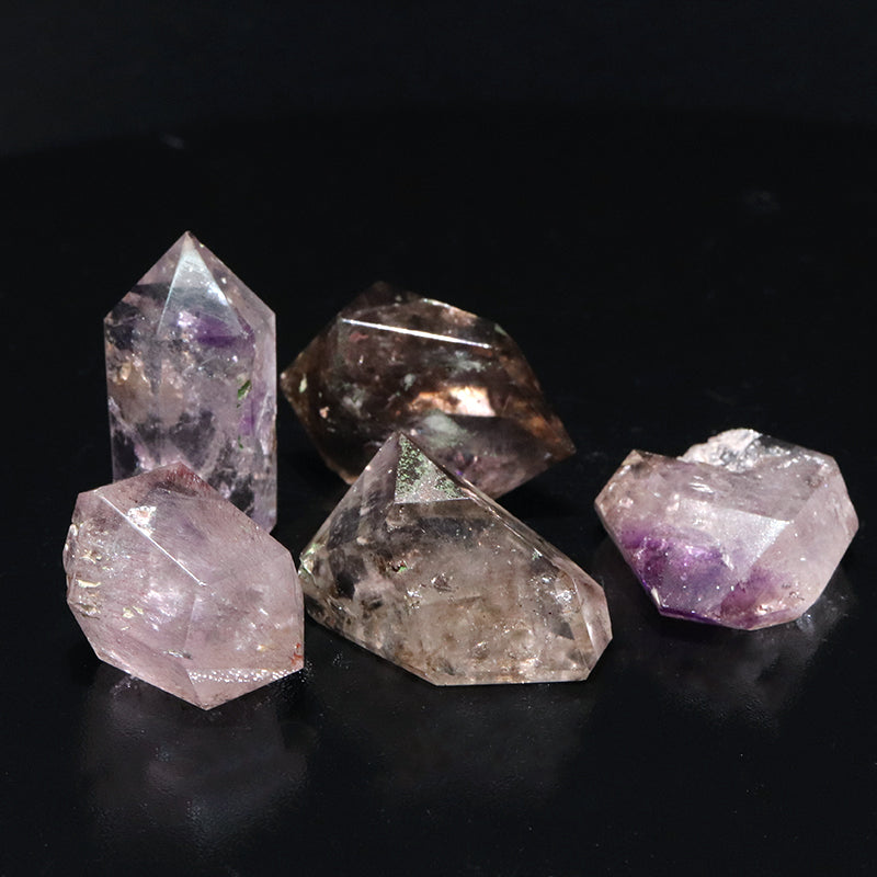 原石　エレスチャル＜ブラジル産＞　ポリッシュ　約2～3cm　ランダム発送  [co-g1635]