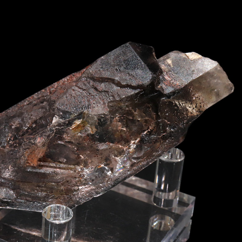 【一点物】原石　エレスチャルクォーツ　ブラジル産  [co-g1601]