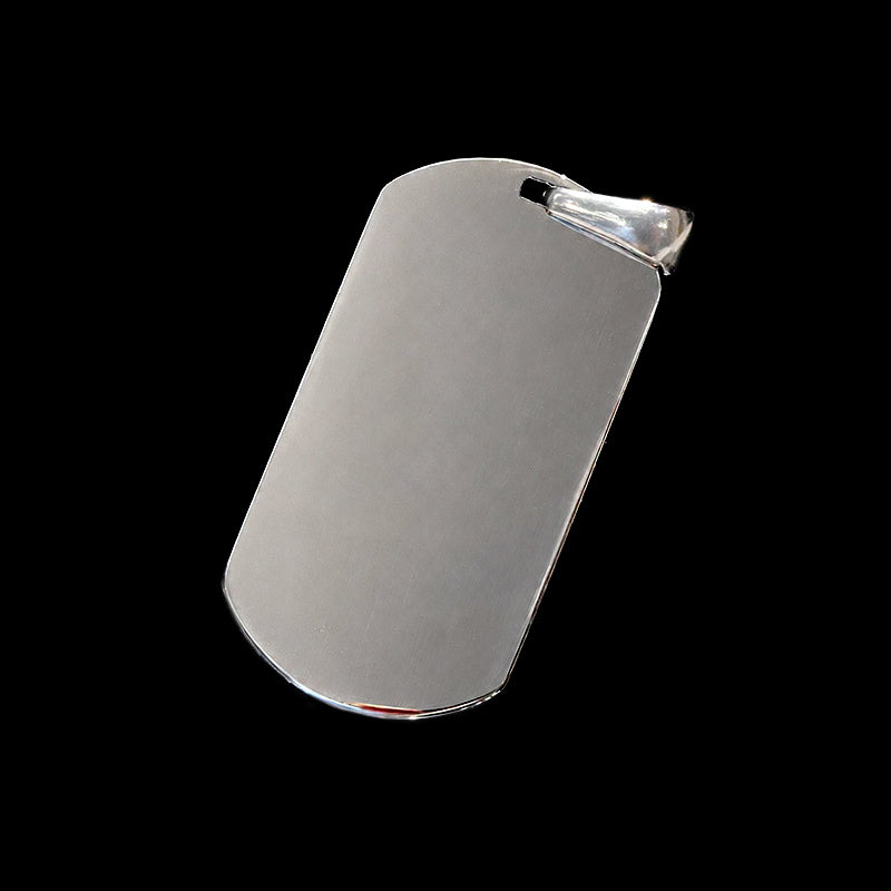 アルタイ隕石＜中国/新疆ウイグル産＞　トップ　約18×33mm　枠　ステンレス製 [co-g2432]