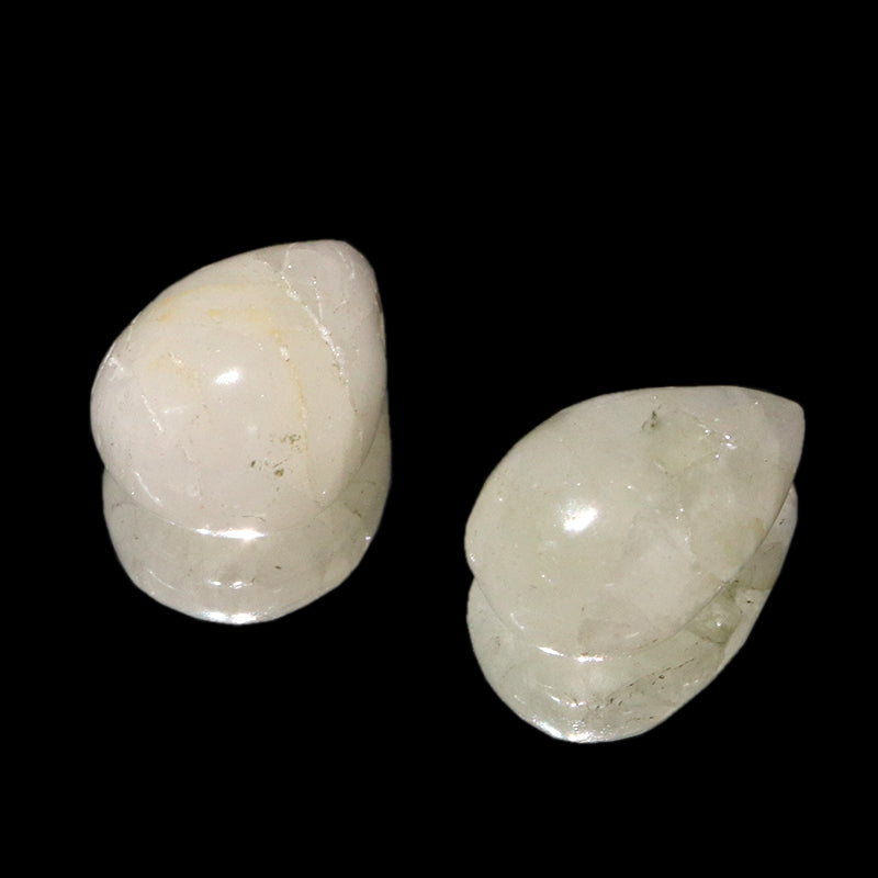 ルース　フェナカイト＜ブラジル産＞　ドロップカット　約8～9mm×約12mm　ランダム発送　[co-g1611]