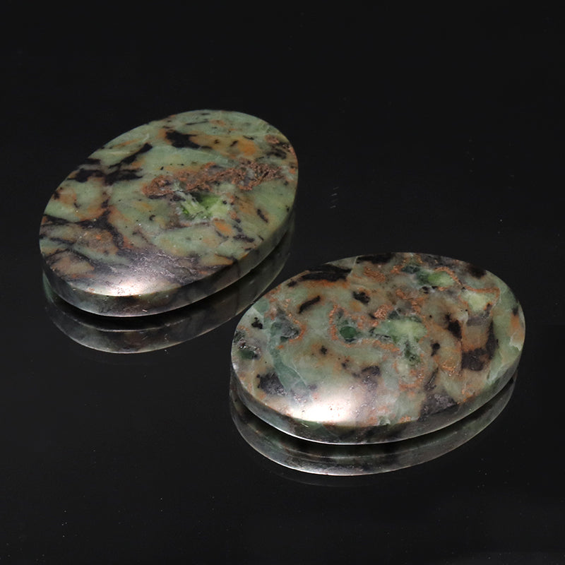 【11/30まで12月誕生石20％OFF(決済時に自動割引)】ルース　スマトラターコイズ＜インドネシア産＞　オーバルカット　約20mm×約29mm　ランダム発送  [co-g1629]