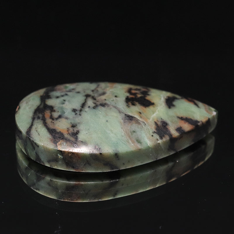 【11/30まで12月誕生石20％OFF(決済時に自動割引)】ルース　スマトラターコイズ＜インドネシア産＞　ドロップカット　約19mm×約29mm　ランダム発送  [co-g1630]