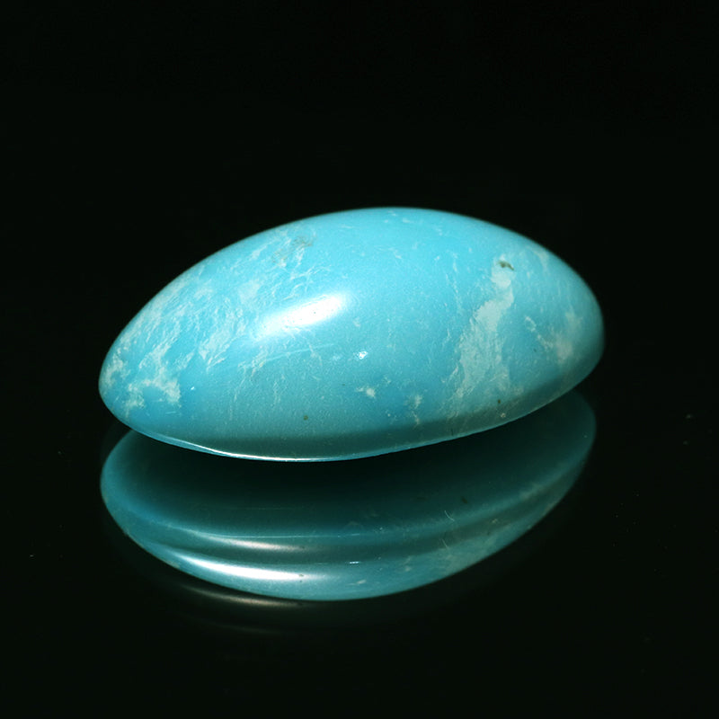 【11/30まで12月誕生石20％OFF(決済時に自動割引)】ルース　スリーピングビューティターコイズ＜アリゾナ州産＞　オーバルカット　約16mm×約25mm  [co-g1631]