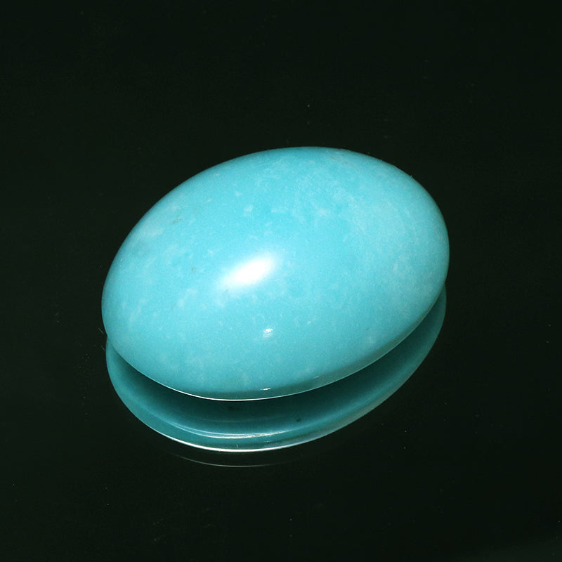 【11/30まで12月誕生石20％OFF(決済時に自動割引)】ルース　スリーピングビューティターコイズ＜アリゾナ州産＞　オーバルカット　約19mm×約25mm  [co-g1632]