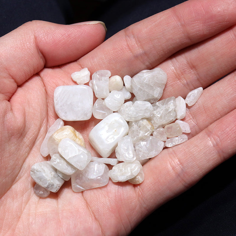 [Japanese Famous Stone] Asuka Sakura Quartz Gravel (Nara Prefecture) Approx. 100g [co-g0689]