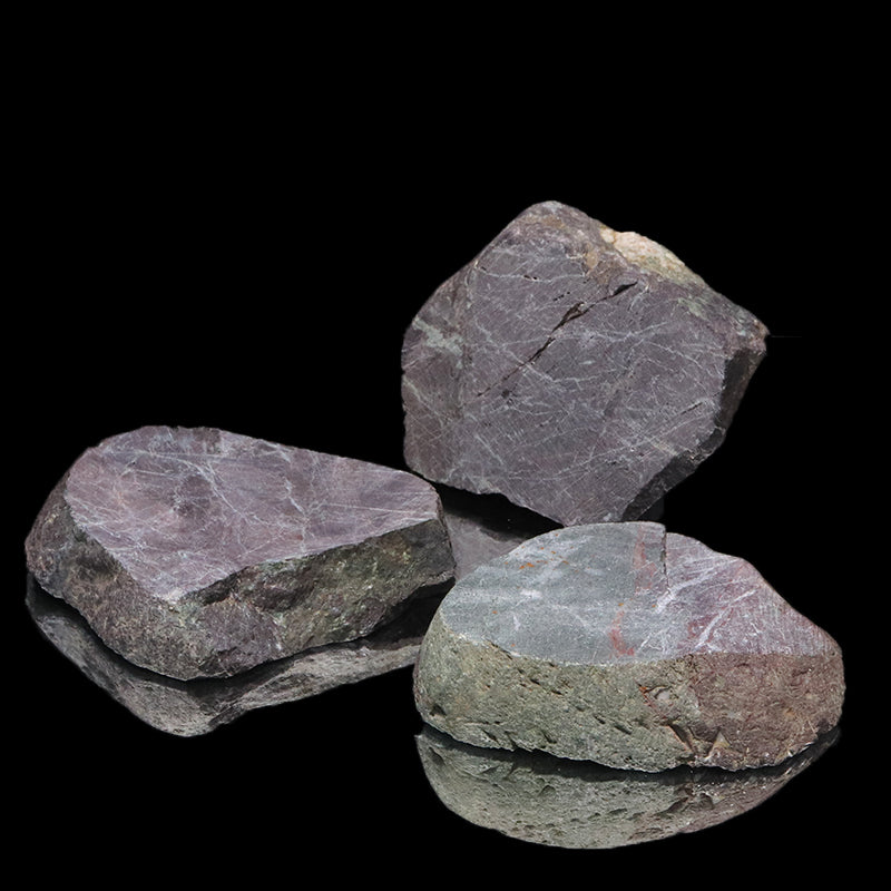 【日本銘石】スライス原石　大和吉野ユナカイト＜奈良県産＞　ランダム発送  [co-g1662]