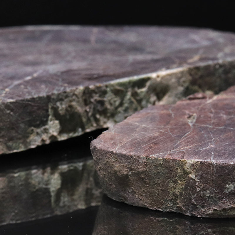 【日本銘石】スライス原石　大和吉野ユナカイト＜奈良県産＞　ランダム発送  [co-g1662]