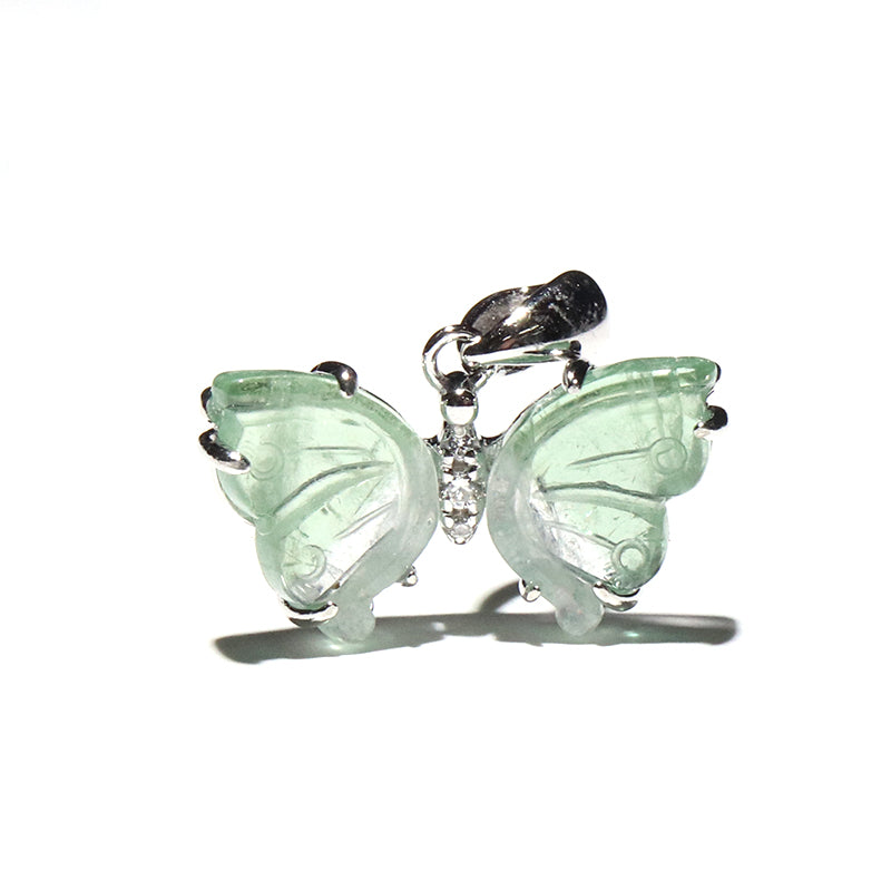 【現品限り】トルマリン＜ブラジル産＞ 　蝶々　約11～15.9×8～8.5mm　トップ　Silver925　シルバー　[co-g2538]