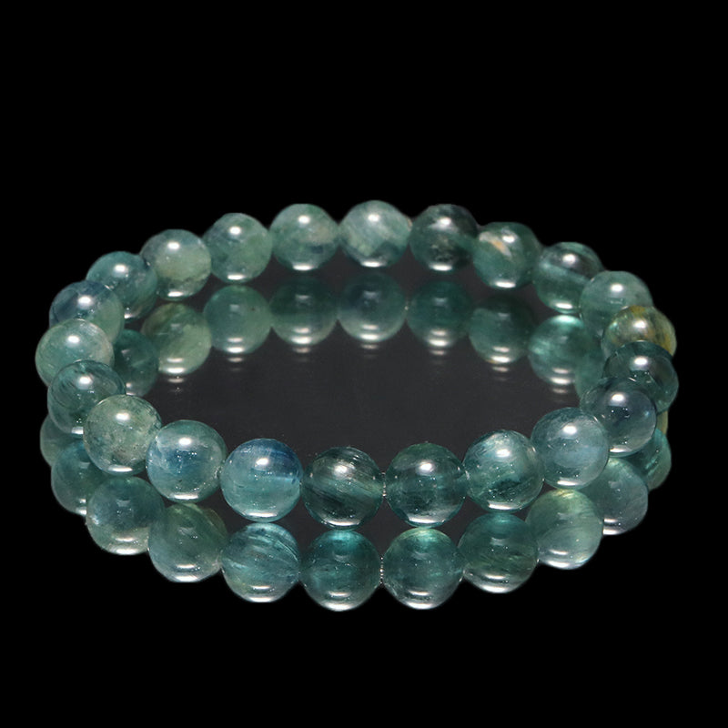 ブレス ブルーグリーンカイヤナイト＜ブラジル産＞ 丸 [co-g0772