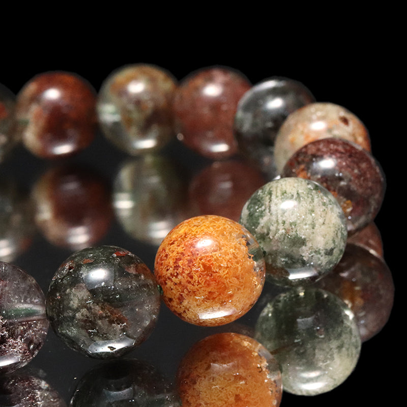 ブレス　四季ガーデンクォーツ＜ブラジル産＞　丸  [co-g1684]