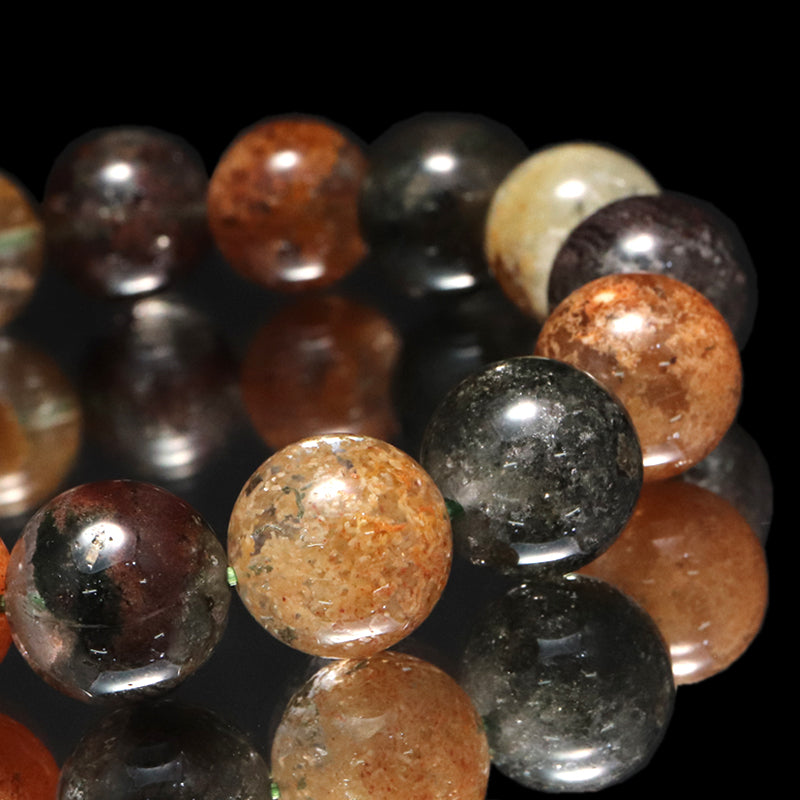 ブレス　四季ガーデンクォーツ＜ブラジル産＞　丸  [co-g1684]