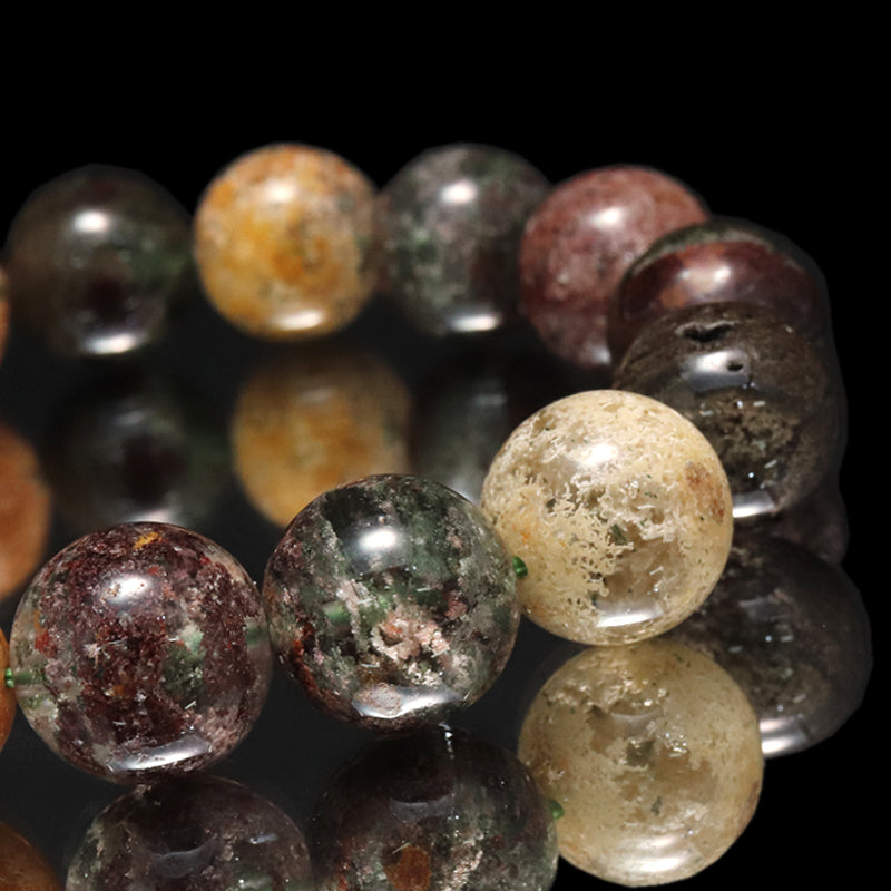 ブレス　四季ガーデンクォーツ＜ブラジル産＞　丸  [co-g1684]