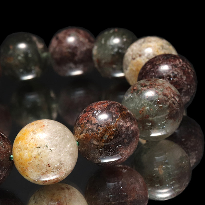 ブレス　四季ガーデンクォーツ＜ブラジル産＞　丸  [co-g1684]