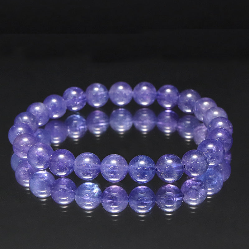 【11/30まで12月誕生石20％OFF(決済時に自動割引)】ブレス　高品質タンザナイト＜タンザニア産＞　丸 [co-g1689]