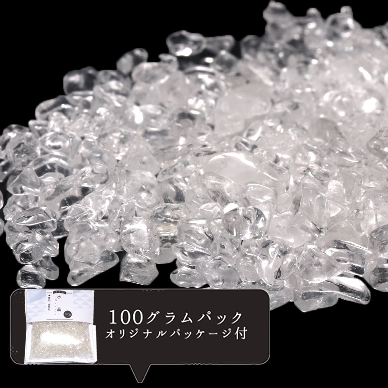 さざれ　水晶　極小　約100g  [co-g0786]