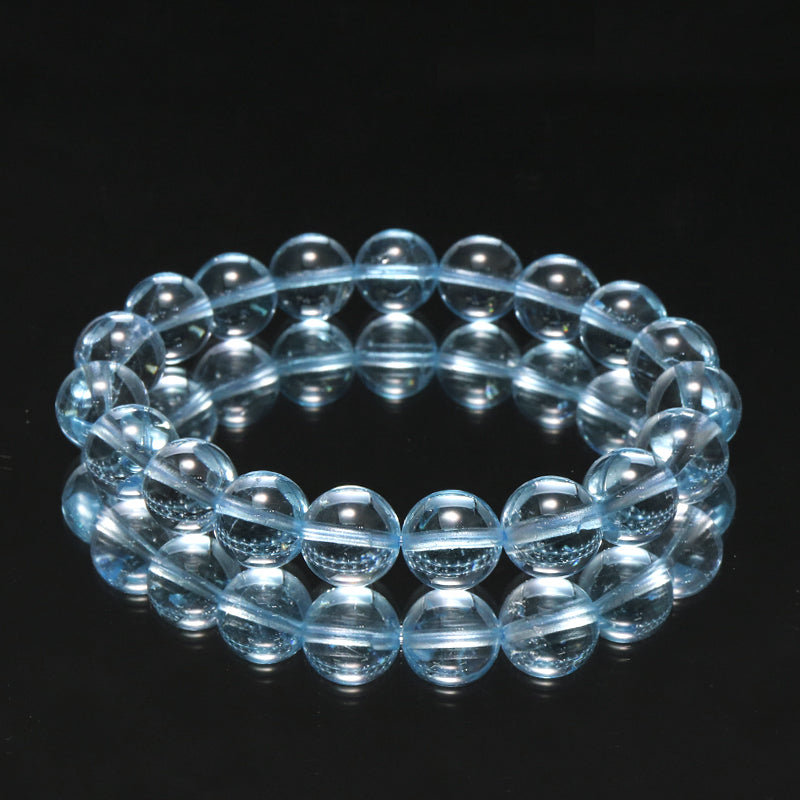 ブレス　スイスブルートパーズ＜ブラジル産＞　丸 [co-g1693]