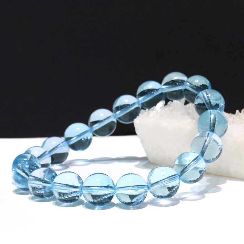 ブレス　スイスブルートパーズ＜ブラジル産＞　丸 [co-g1693]