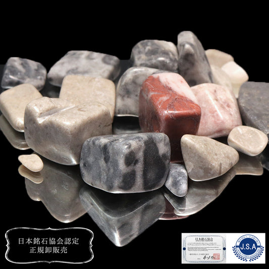 【日本銘石】さざれ　秋吉石灰岩＜山口県産＞　約100g  [co-g0790]