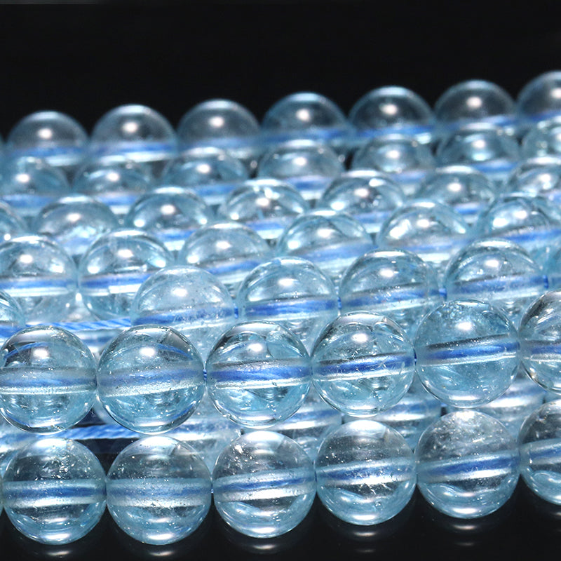 連　ブルートパーズ＜ブラジル産＞　丸  [co-g1697]