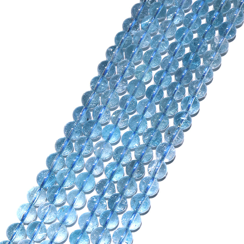 連　ブルートパーズ＜ブラジル産＞　丸  [co-g1697]