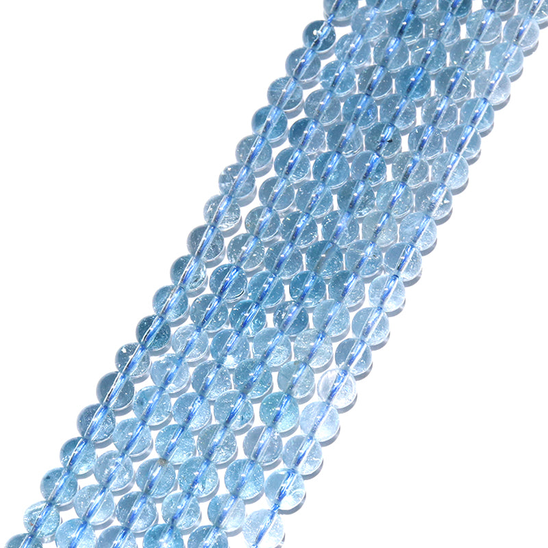 連　ブルートパーズ＜ブラジル産＞　丸  [co-g1697]