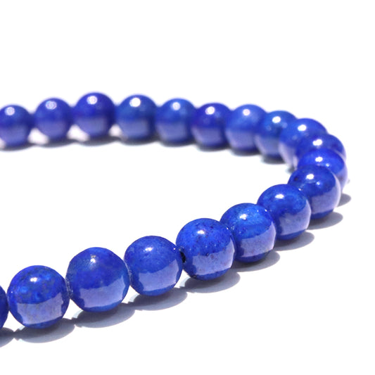 【11/30まで12月誕生石20％OFF(決済時に自動割引)】3連ブレス　高品質ラピスラズリ＜アフガニスタン産＞　丸  [co-g1699]