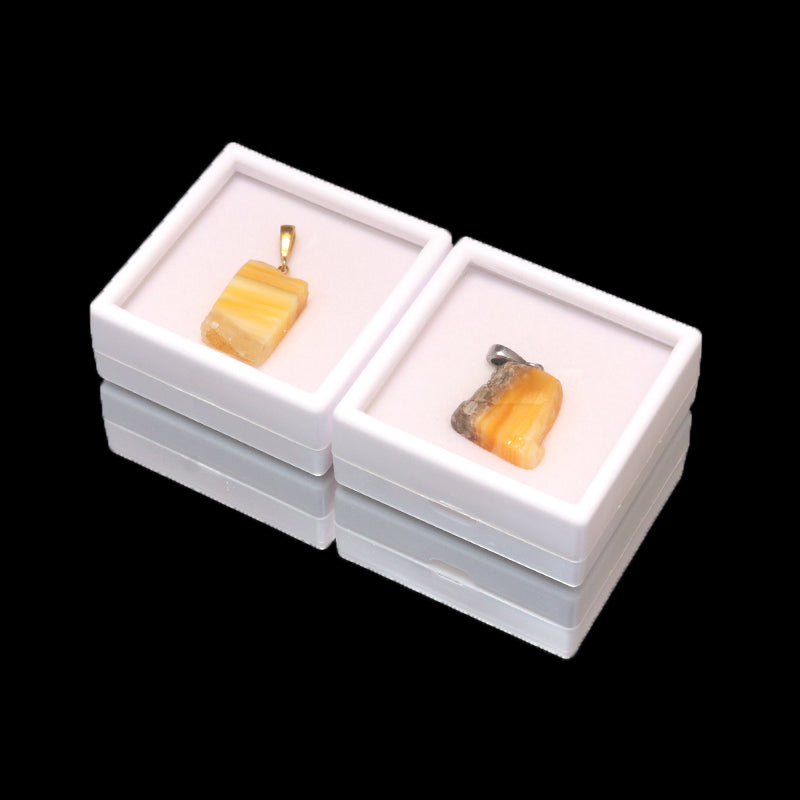 【9/30まで10月誕生石20％OFF(決済時に自動割引)】【日本銘石】ペンダントトップ　北海道オパール＜北海道産＞　約12.5～15.8mm×約22.1～24.2mm　ステンレス　ランダム発送  [co-g0811]